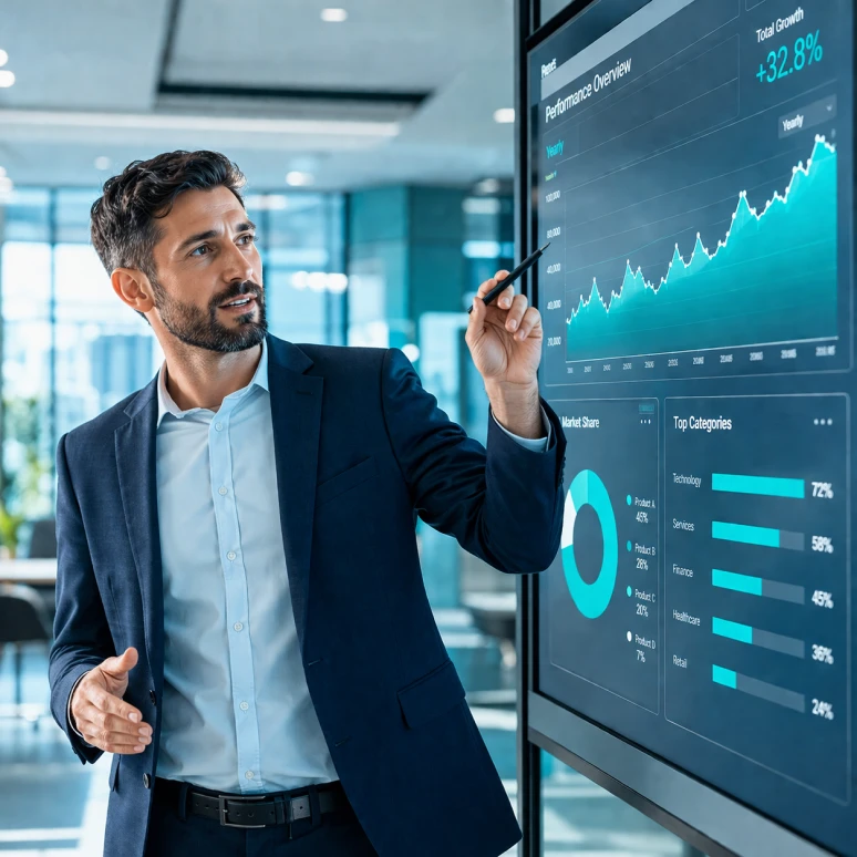Painel de oportunidades de investimento da IBR Capital